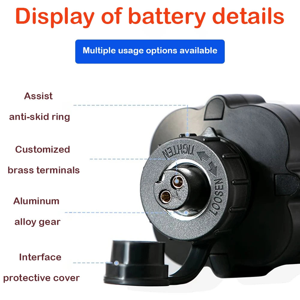 10Ah Power Display 14.8V 10000mAh Sea Fishing Electric Reel Battery For SHIMANO 600DH 1000EJ DAIWA 600MJ 500MJ Droplet Wheel