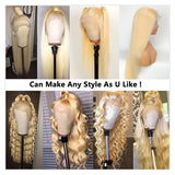 360 Lace Frontal Wig #613 Colored Straight Hd Lace Frontal Wig 13x6 13x4