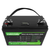 New 12.8V 120AH LiFePO4 Battery 12V Lithium Iron Phosphate for Off Grid Solar Energy, Golf Cart, Camping - Lighter Batteries
