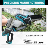 Makita 6 inch Small Handheld Saw Electric Mini Cordless Chainsaw Portable Logging Sawzall Power Tool For Garden Wood Cutting