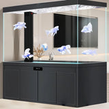 All-in-One AquariumLuxury 200L Transparent Acrylic Intelligent Supermarket Digital White Glass Fish Tank Commercial Custom Aquar