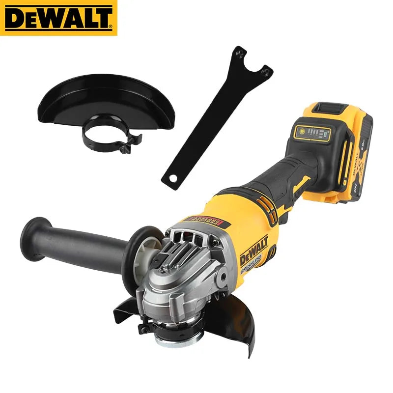 DEWALT DCG414 20V MAX Brushless Angle Grinder 125mm Cordless Metal Wood Pipe Cutting Grinding Polishing Power Tool Bare Unit