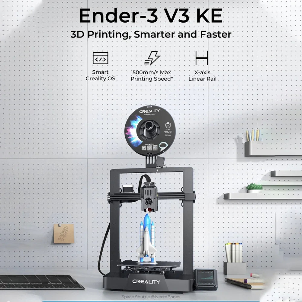 Creality Ender-3 V3 KE 3D Printer 500mm/s Printing Speed with CR Touch Auto Leveling Sprite Direct Extruder Supports 300℃