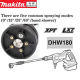 Makita DHW180 18V LXT Cordless High‑Pressure Washer Portable High‑Flow Rechargeable Battery‑Powered Cleaning Power Tool