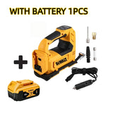 DeWALT 18V 20V Cordless Portable Air Pump Tire Inflator Electric Compressor For Car Motorcycle Bike Rechargeable Power Tool