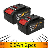 good New 18V 9000mAh Lithium-ion Rechargeable Battery 4511481 for Einhell 18-Volt Power X-Change Cordless Power Tools, Ozito