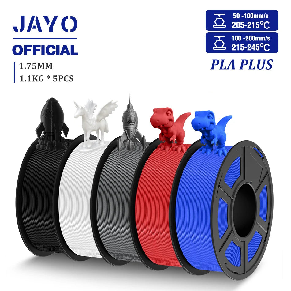 JAYO PLA/PLA META/PETG/SILK/PLA+/Wood/ ABS/Marble 3D Printer Filament 1.75mm 5KG 3D Printing Materials for 3D Printer&3D Pen