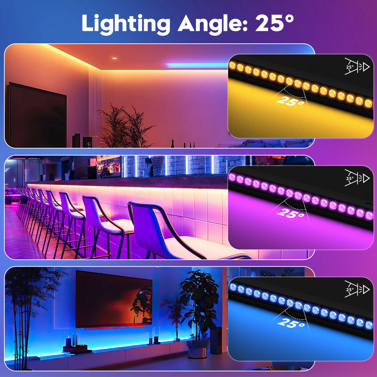 U'King 1/2Pcs 60W RGB 24LED Wall Wash Light Bar DMX512 Stage Light Bar DJ Lights For Wedding Disco Party Church Music Show