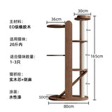 American Solid Wood Cat Scratching Post Cat House Scratching Post Sisal Rope Houses & Habitats Pet Products Drapak Dla Kotow FYC