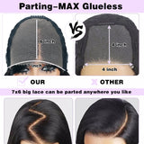 18-46 Inches 12A Burmese Curly Wig Natural Color Hair 13x4 13X6 HD Transparent Lace Frontal Wig Pre PluckedRemy Hair 200% Density Human Hair