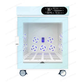 Pet Drying Box with Temperature Control, Automatic Dog Cat Grooming Blower, Foldable Home Dryer