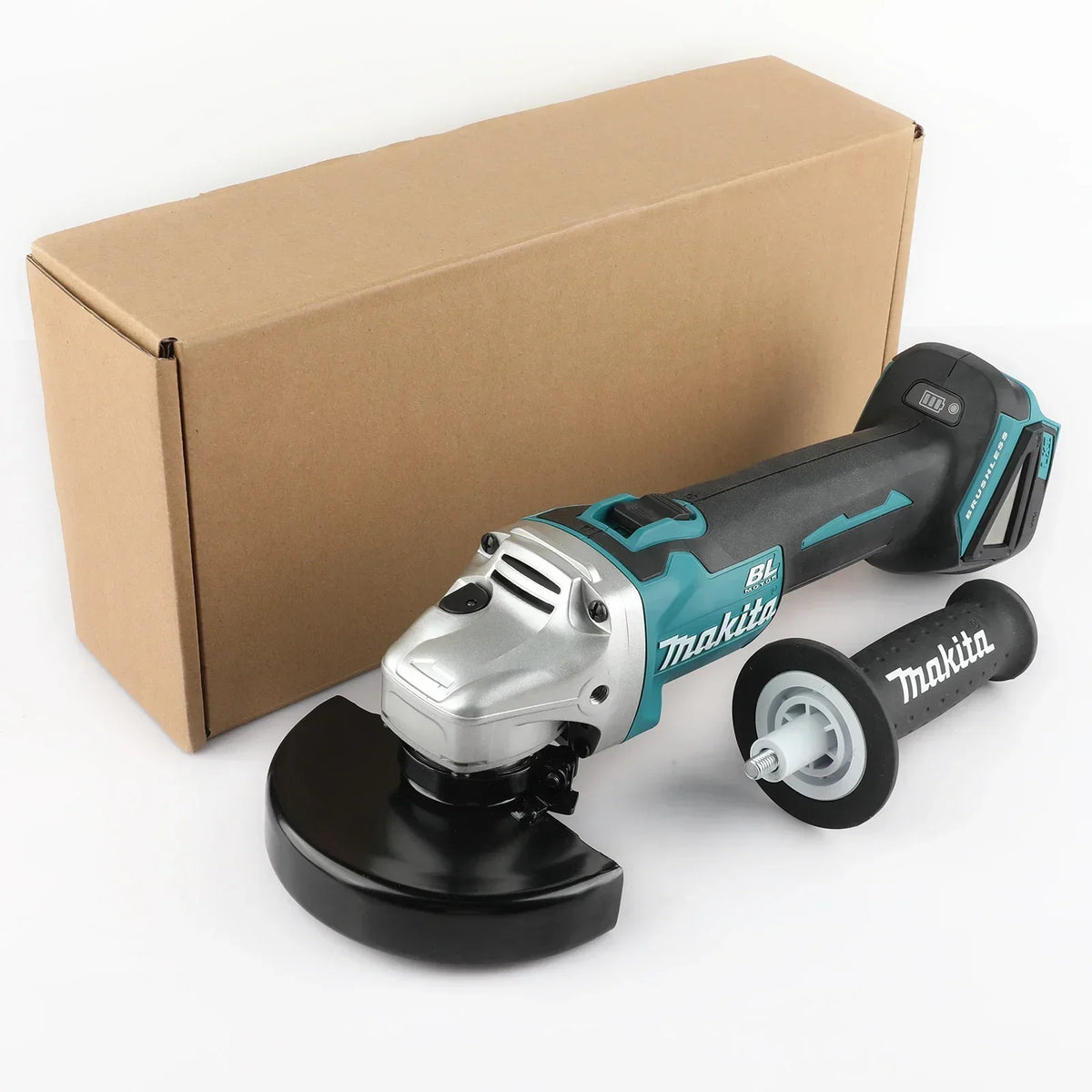 Makita DGA504 18V Brushless Cordless Angle Grinder with 6.0Ah Battery, 125mm Multi-Purpose Cutting & Grinding Tool