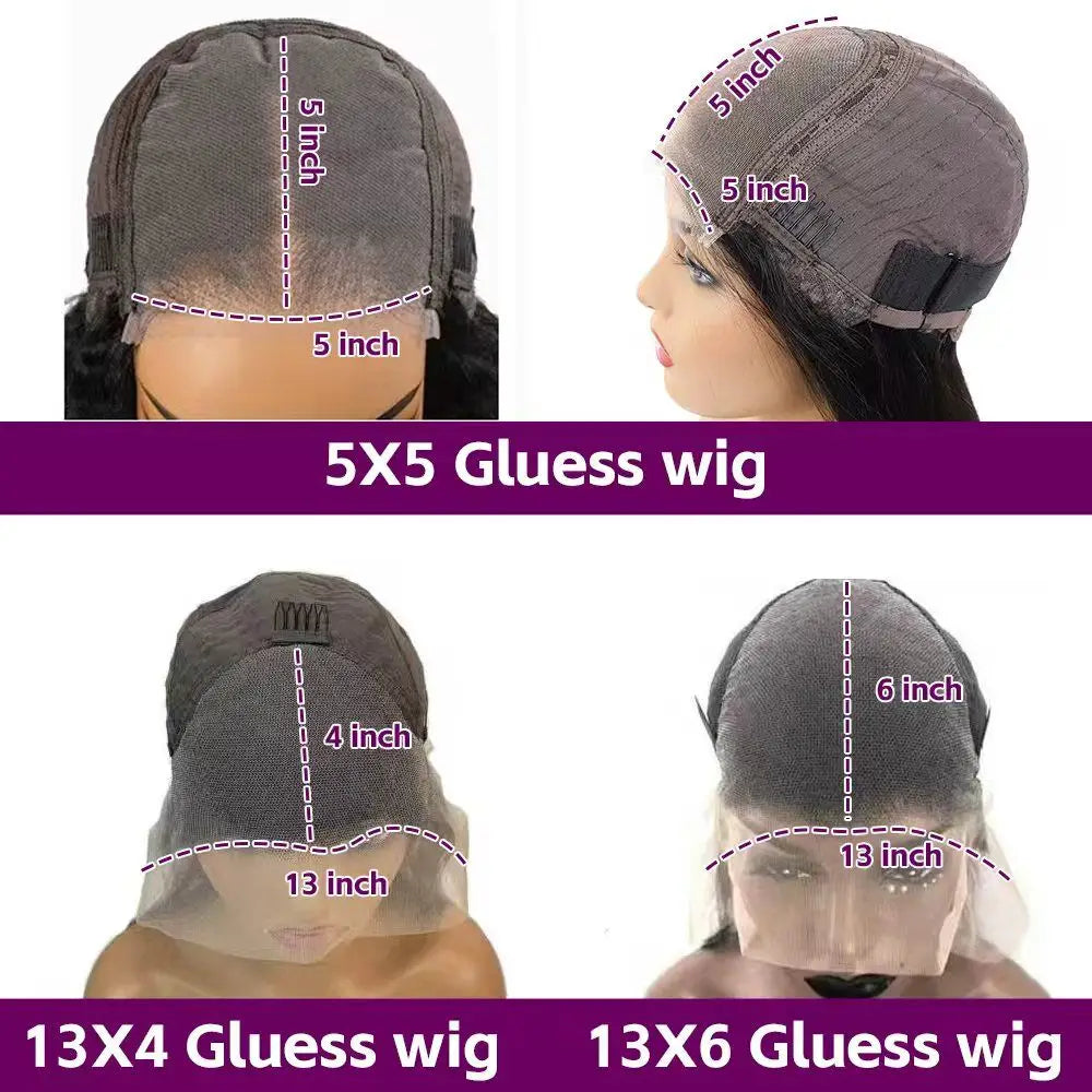 200% Density 30 40 Inch 13x4 13x6 Hd Lace Frontal Wigs Deep Wave Lace Frontal Wigs Water Wave Curly Human Hair Pre Plucked Wigs