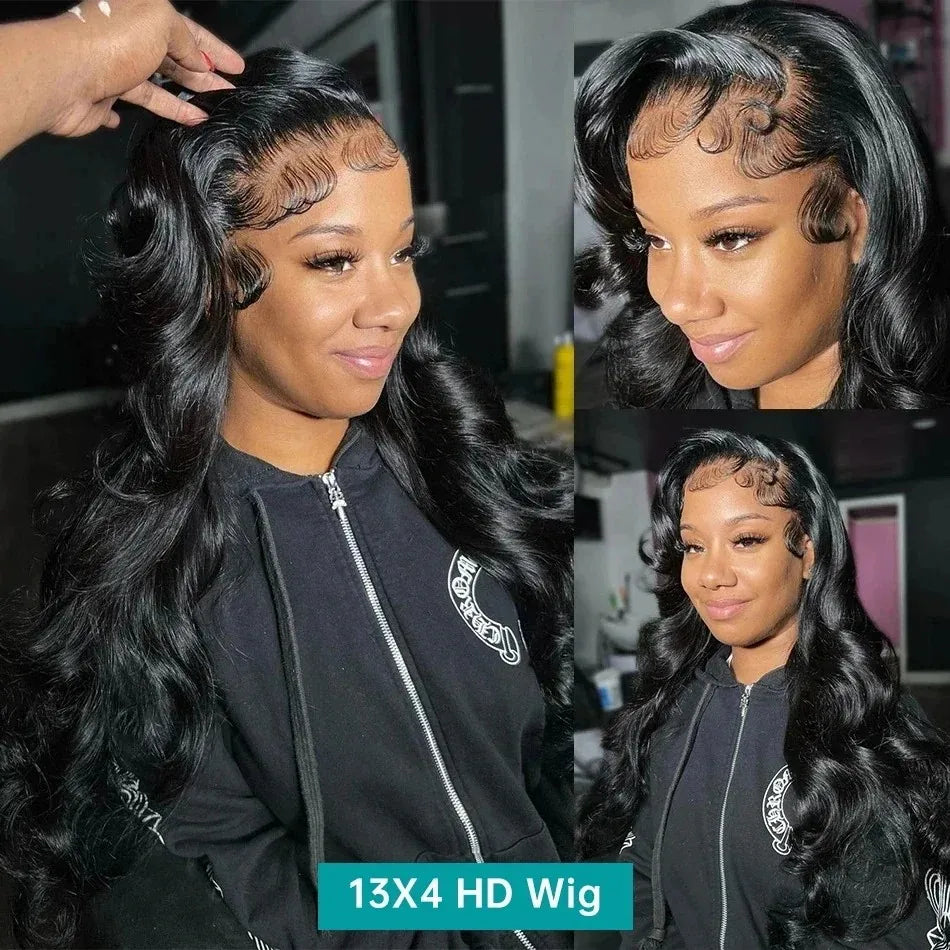 Body Wave Human Hair Wigs 13x6 Hd Lace Frontal Wigs Pre Cut 5X5 Glueless Wig 30 40 Inch For Women Preplucked 13x4 Lace Front Wig