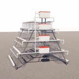 Poultry Farm Battery Chicken Coop  Egg Laying Hens 500 1000 Birds Animal Layer Chicken Cage for Farming Sale in Zimbabwe