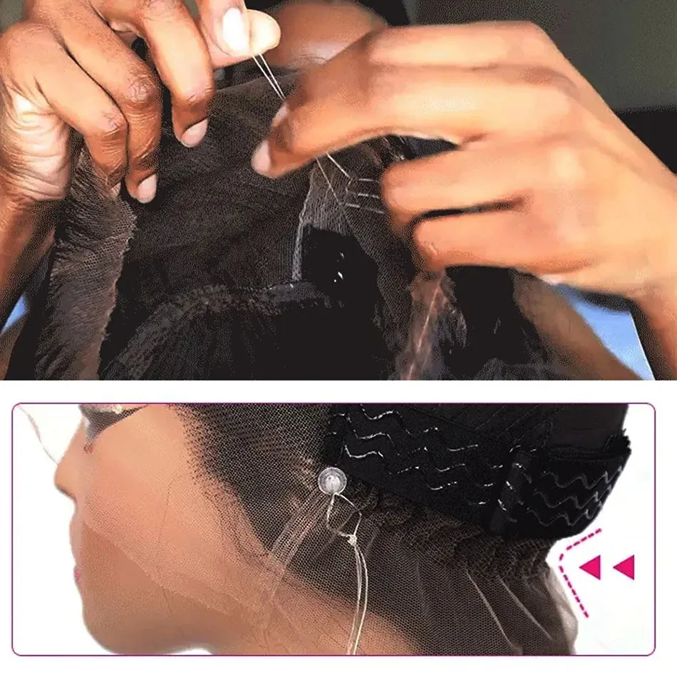 360 Full Lace Wig Human Hair Pre Plucked HD Lace Front Wig 13X4 13x6