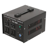 3000W Voltage Converter Transformer Power Converter Step Up/Step Down 110V to 220V 220V to 110V Heavy Duty 5V USB Port Black