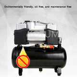 Mini Car Tire Inflator Pump Air Reservoir for Car Painting Small Air Compressor Portable Oil-free Silent Air Pump 3L/4L