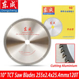 10" 254mm TCT Circular Saw Blades For Cutting Aluminium. 254x30(25.4)mmx120T Table Saw Blades Miter Saw Blades Cutting Aluminium