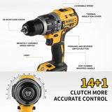 DEWALT 796 18V Brushless High Torque Impact Screwdriver Portable for Home Improvement DIY & Professional Work