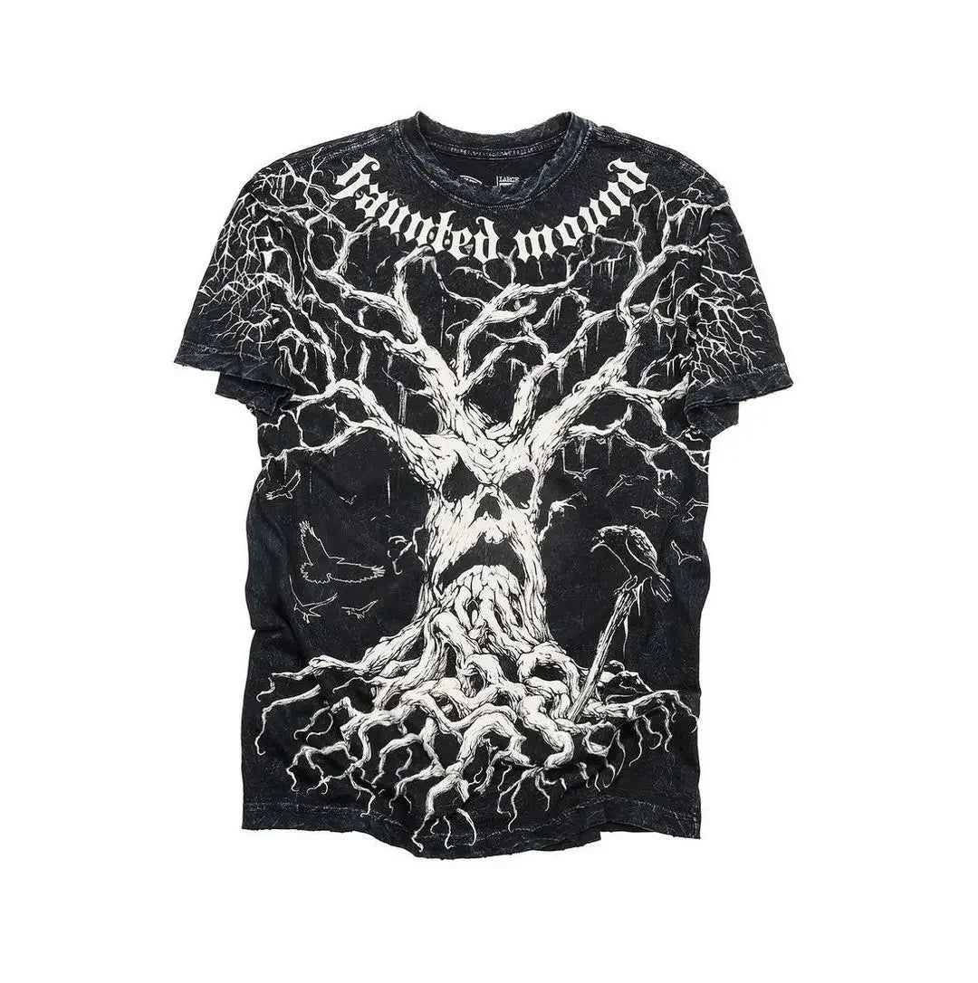 Angel Child Aesthetic Printed Niche Fashion Long-Sleeves for Autumn\winter 2025 Popular Distressed Design Gothic Pullovers