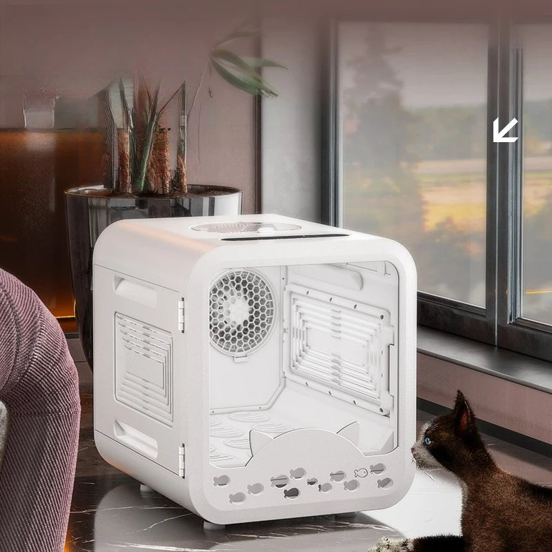 Pet Smart Drying Box Automatic Temperature Control Cat Bathing Low Noise Dryers Household Sterilization Dog Grooming Pet Product