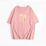 Hirsionsan Harajuku Graphic Printed T Shirt Women 2026 New Summer Cotton Soft Short Sleeve Tee Female Oversized High Street Tops
