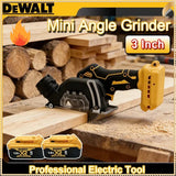 DeWALT 3 Inch Handle Cordless Angle Grinder CUT OFF Electirc Cutting Mini Circular Saw Machine Power Tools For DeWALT Battery