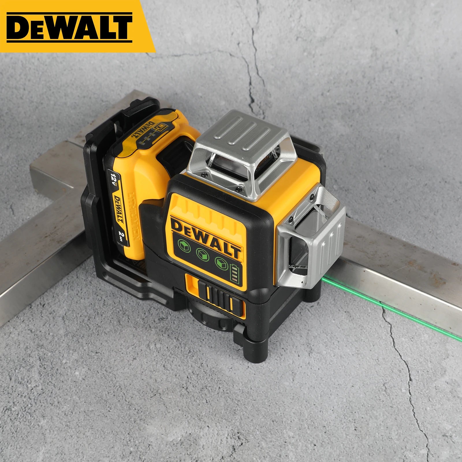 DEWALT DW089LG infrared green light 360 degree 360 degree 12V surround wire level  on three sides