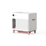Smart New Luxury Cat Toilet Large Automatic Tuya APP Smart Cat Litter Box Intelligent Self-Cleaning With Plastic Material