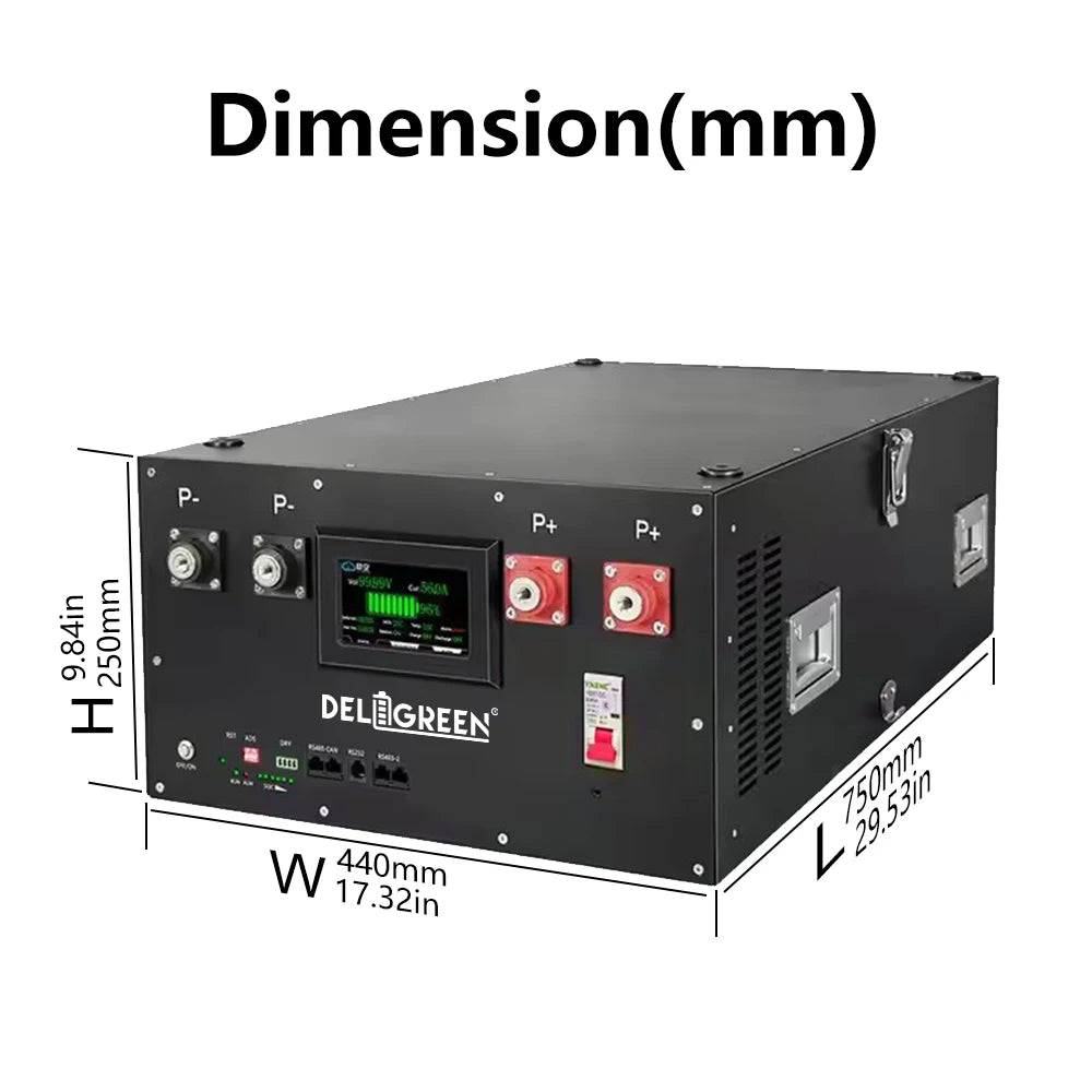 DIY 48V Box with JK 16S 200A Smart BMS LiFePO4 Battery Case 51.2V DIY Kits 280AH 300AH 320AH 340AH BT LCDAssemble Box EU Stock