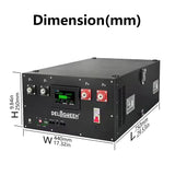 DIY 48V Box with JK 16S 200A Smart BMS LiFePO4 Battery Case 51.2V DIY Kits 280AH 300AH 320AH 340AH BT LCDAssemble Box EU Stock