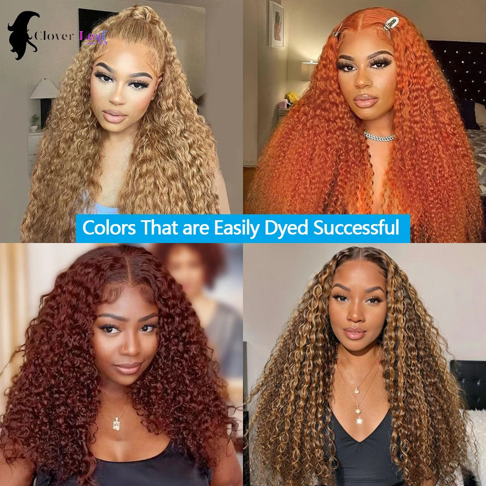 12A Deep Wave Bundles Human Hair Brazilian Remy 30 32 Inch Raw Curly