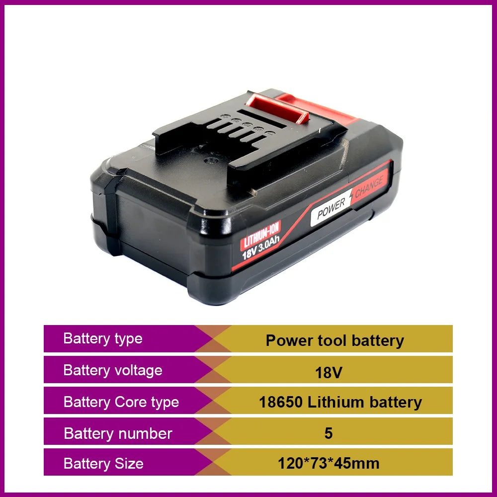 For EINHELL TE18 18V 2.5Ah 3Ah Li-ion Battery for EINHELL EIN18C2 18V Battery Power X-change PX-BAT4 4511396 4511437 Power Tools