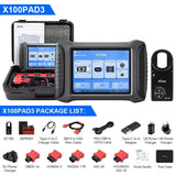XTOOL X100 PAD3 Full Key Programmer OBD2 Scanner X100PAD3 Elite Car Diagnostic Tool IMMO Key Programming All Key Lost With KC100