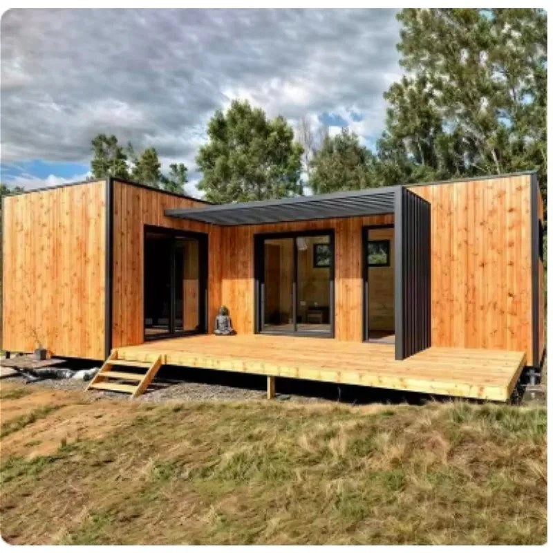 Container House Luxury 40 Feet Assemble Prefab Mobile Home with Pot House Feature for Bedrooms or Mall Use Modular House