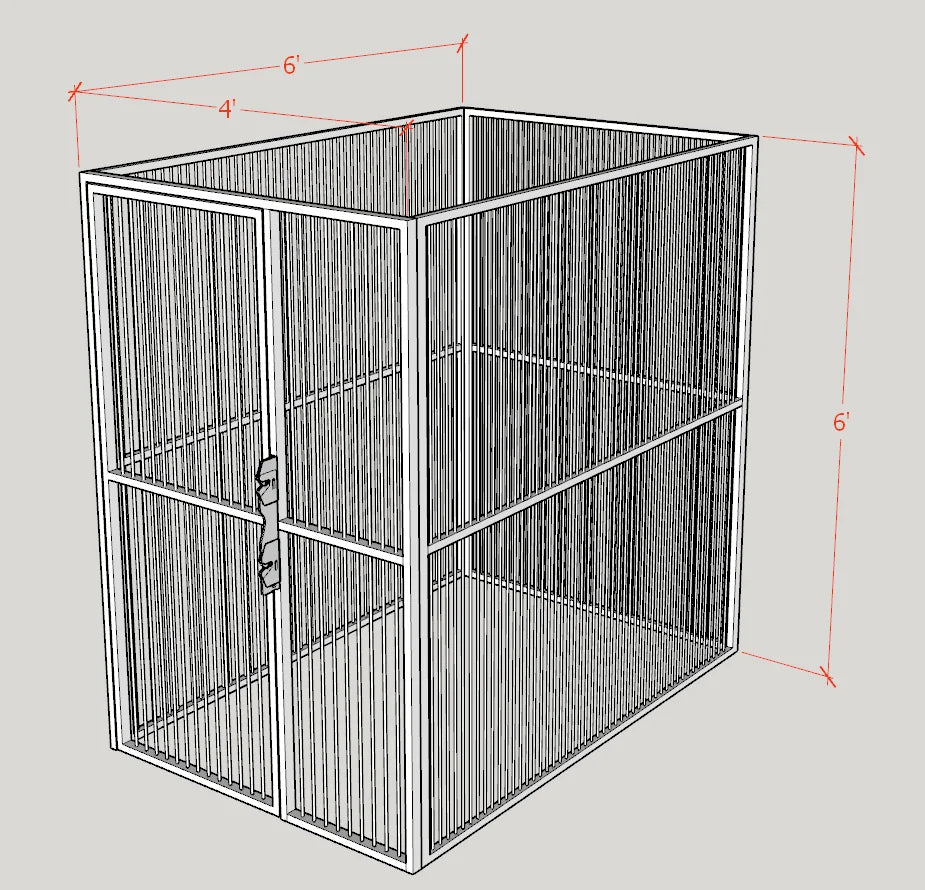 Customized Indoor/Outdoor Stainless Steel Dog Kennel Boarding Kennels Pet Cages For Home Farm Livestock Use