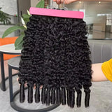 12A Burmese Curly Hair Bundles Burmese Virgin Raw Human Hair Bundles Unprocessed Weaving Water Wave Curly Hair Extensions 32In
