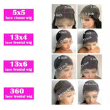 Body Wave 13x6 HD Lace Front Human Hair Wig 200% Density 360 Full Transparent Lace Frontal Brazilian Wigs Preplucked For Women