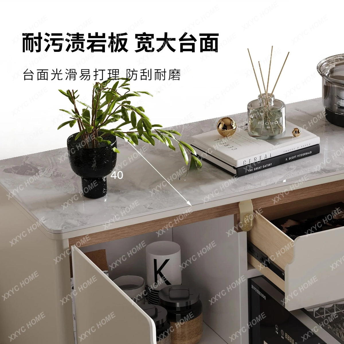 tea bar machine Solid wood living room, dining side cabinet, water bar, integrated locker against the wall, office tea cabinet