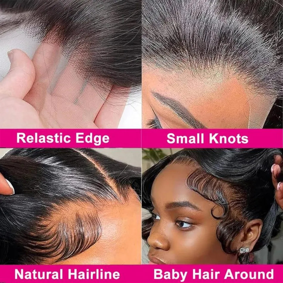Body Wave Human Hair Wigs 13x6 Hd Lace Frontal Wigs Pre Cut 5X5 Glueless Wig 30 40 Inch For Women Preplucked 13x4 Lace Front Wig
