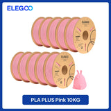 ELEGOO 4KG/5KG/10KG PLA+ Filament 1.75mm 3D PLA for FDM Printer