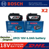 Bosch 18V 6.0Ah Rechargeable Lithium-Ion Battery Replaceable BAT609BAT609G 100% New Original Tool Battery