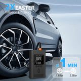 1500A Jump Starter Q9L with Air Compressor 150PSI Digital Tire Inflator Car Charger Booster Starting(9.0 Gas/6.5L Diesel)