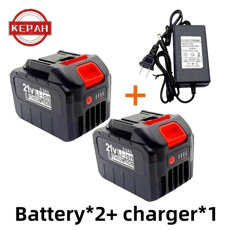 New 21V 9.0Ah18650 lithium-ion tool battery, high current, high discharge, suitable for replacing Makita's screwdriver/drill bit