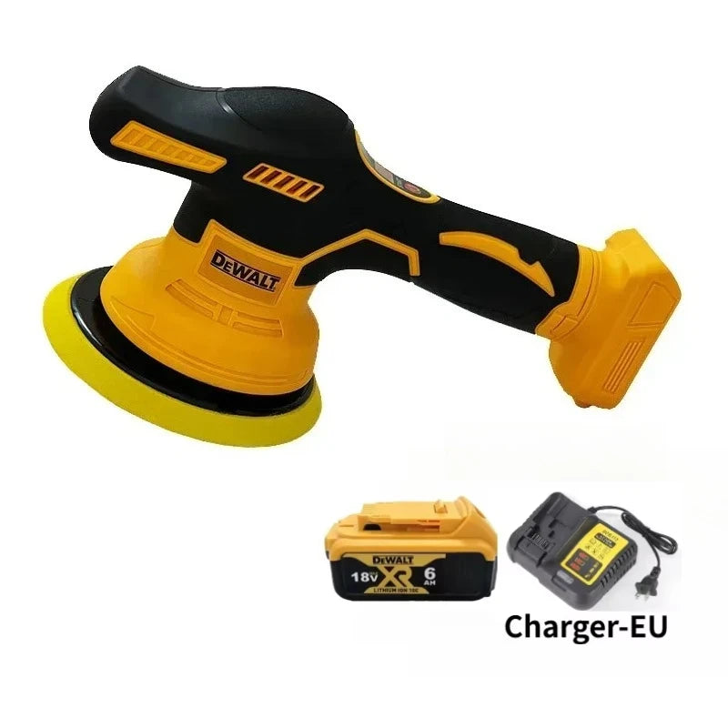 DEWALT 8 Gears Digital Display Cordless Car Polisher Electric Waxing Polishing Machine Variable Speed For DEWALT 20V Battery