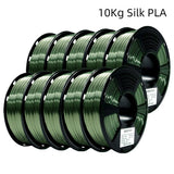 GEEETECH 10Kg 3d Silk PLA Filament 1.75mm Spool Wire For 3D Printer Material,Safety, Vacuum packaging