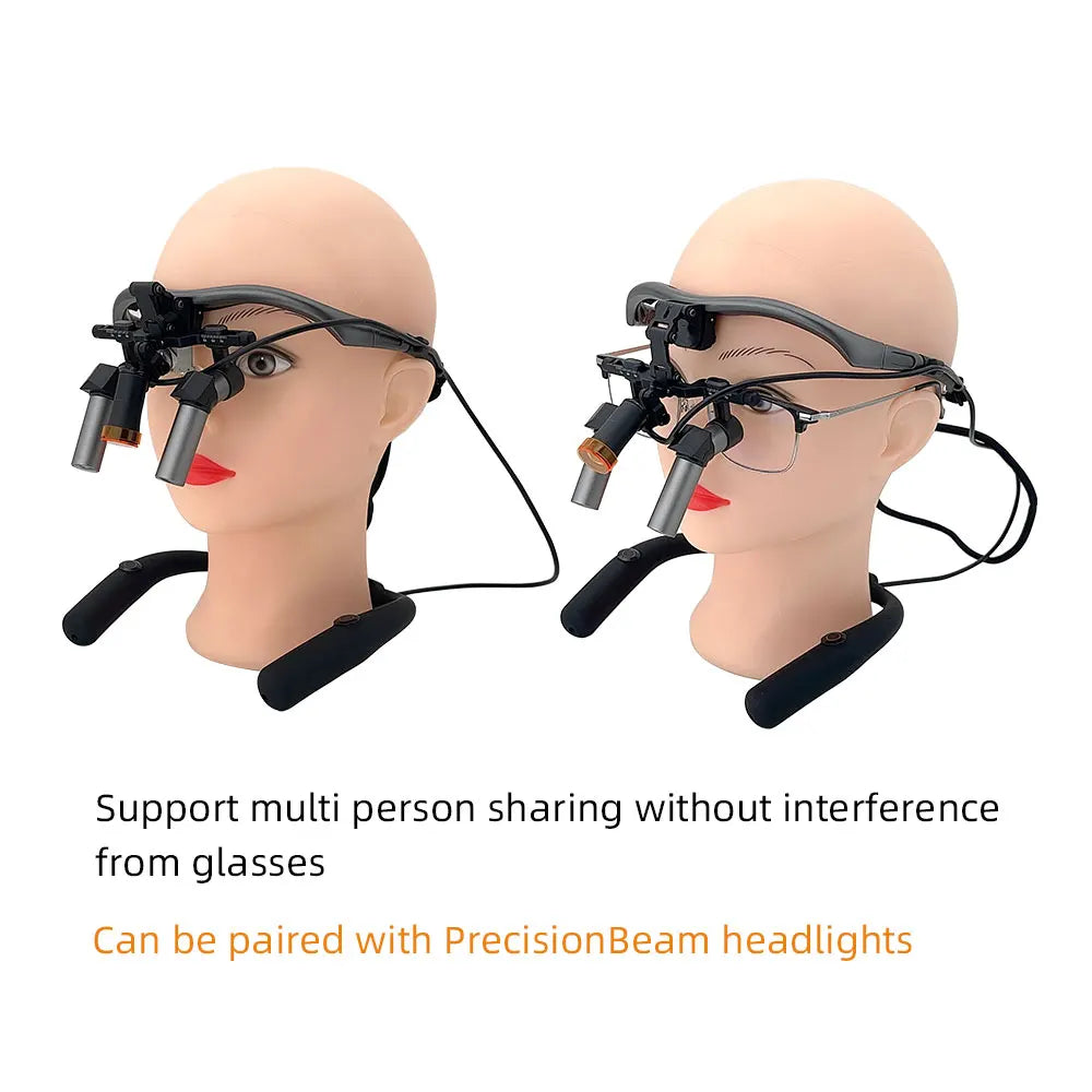 JINGT 3.5X/4.5/5.5X/6.5X Dental Loupes Headlight SET Wearing Glasses Magnifying The Mirror Oral Glass Surgery Hd Led Equipment