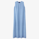 AS SS26 Lyocell light Denim pinstripe wrap shirt + dress matching set fashionable vitality women's outfit