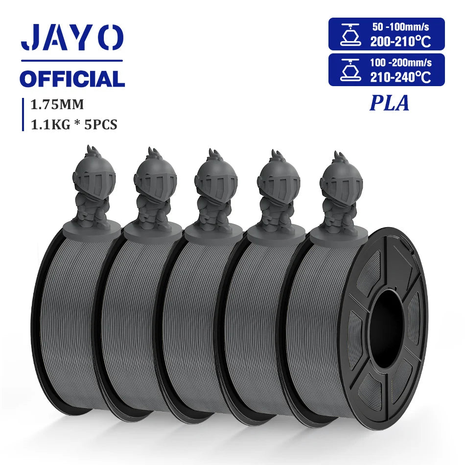 JAYO PLA/PLA META/PETG/SILK/PLA+/Wood/ ABS/Marble 3D Printer Filament 1.75mm 5KG 3D Printing Materials for 3D Printer&3D Pen